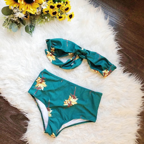 Other - FLORAL HIGHWAISTED BIKINI